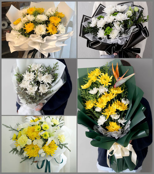 西藏山南市曲松县曲松镇白事花束代送